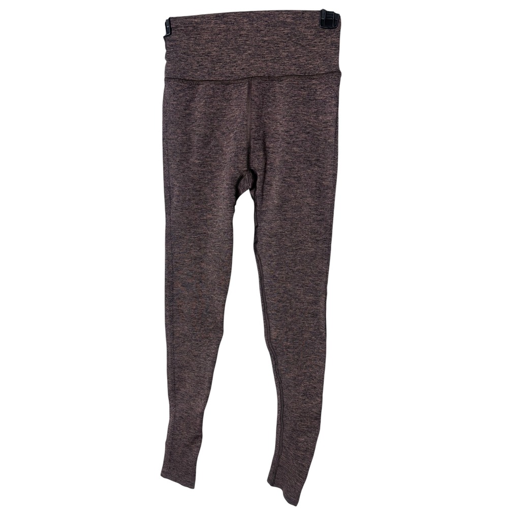 Buffbunny women's small heathered booty defining leggings purple black workout